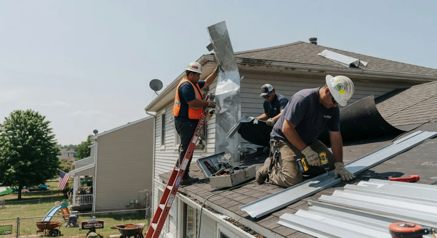 Storm Damage Metal Roof Repair in Newman Grove, NE